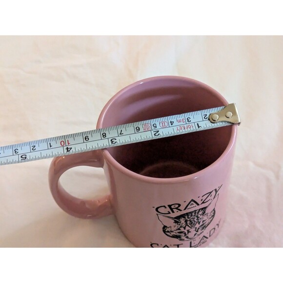 Crazy Cat Lady Coffee Mug Urban Outfitters Perfect Pink for Cat Lovers! - Picture 8 of 8